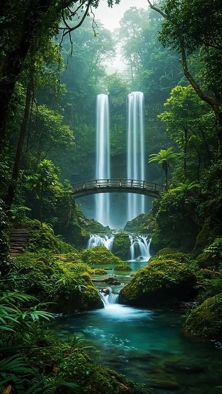 ketenangan di air terjun 