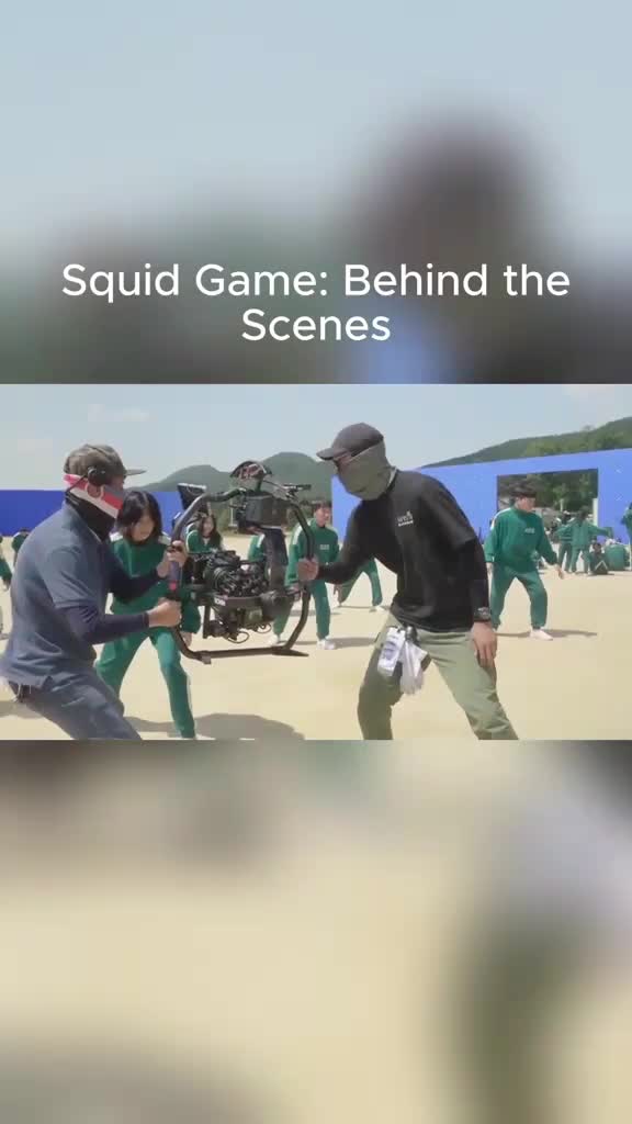behind the scene squid game  #SquidGame2 