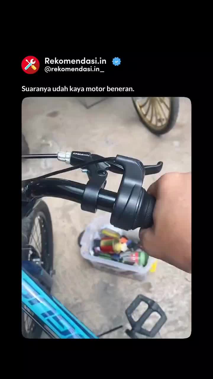 review knalpot sepeda  #anak sepeda nih boss 