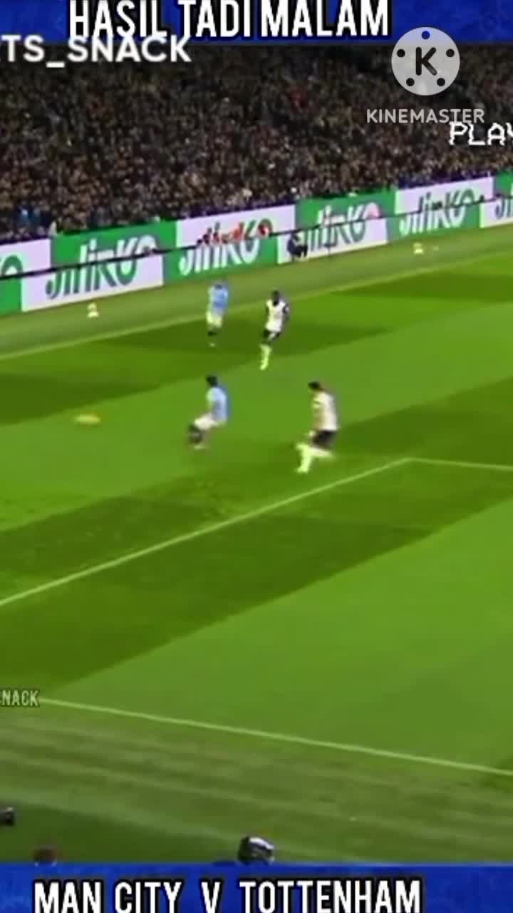 MANCHESTER CITY TUMBANG LAWAN TOTTENHAM HOTSPUR #RCTIPlus #HOTrctiplus #RCTIoke #rctiofficial #rctipluschallenge 
