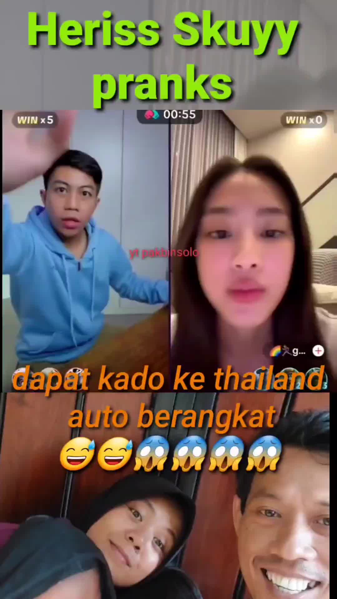 kado ke thailand #herissskuy #prank #reaction #funny #lucu #horor #fyp 