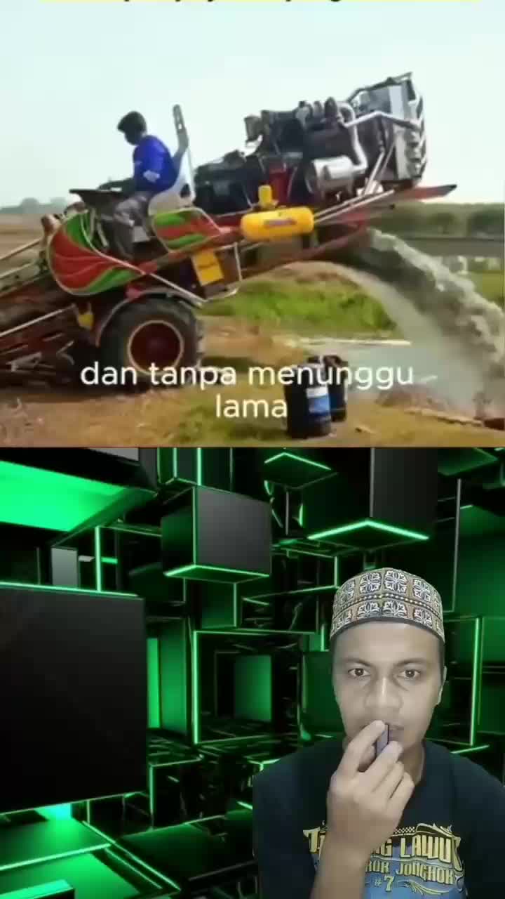 menguras kolam ikan bisa lebih cepat dengan mesin ini #kolam 