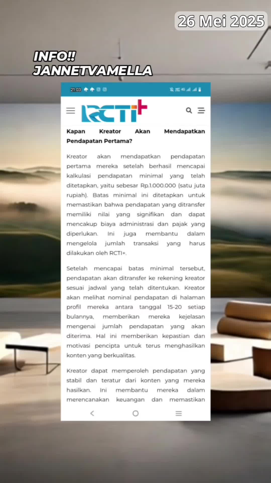 di simak di baca sampe habis🥰🥰

ayok tetap semangat rajin upload konten yahh #fyp #konten 