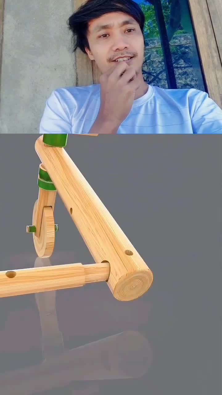 perakitan sepeda kayu #fypシ  #fypシ゚viral 