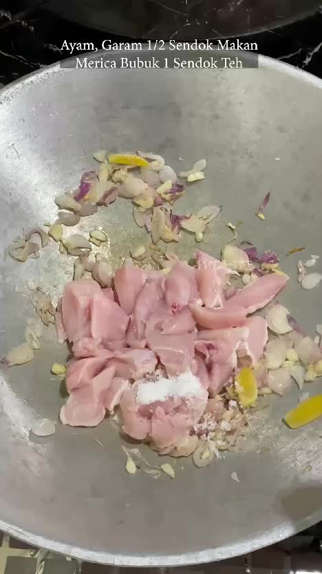 Oseng Ayam Sawi Putih😍😍