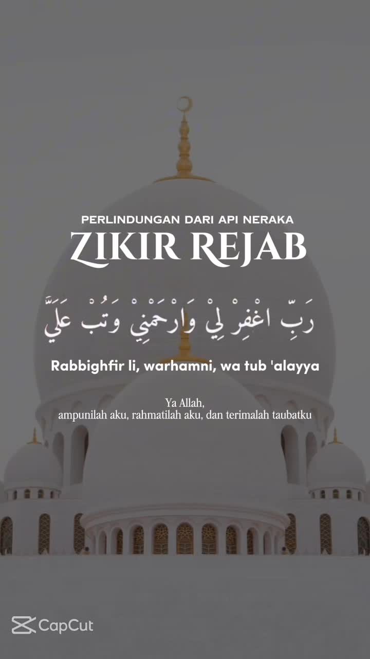 zikir dibulan rajab