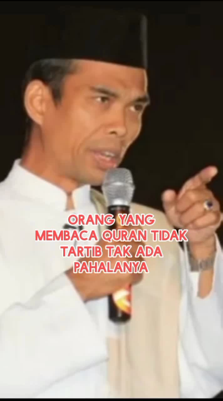 bacalah Alquran sesuai tartib