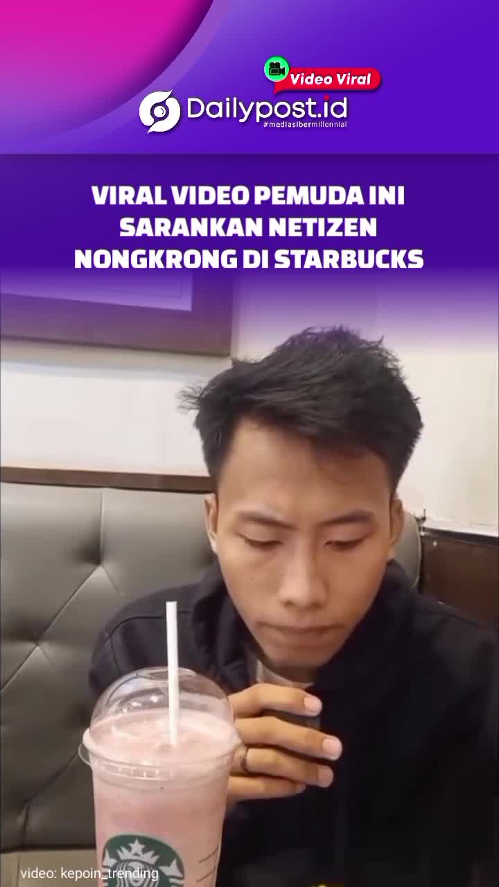 Pria ini sarankan netizen nongkrong di starbuks biar tambah wawasan