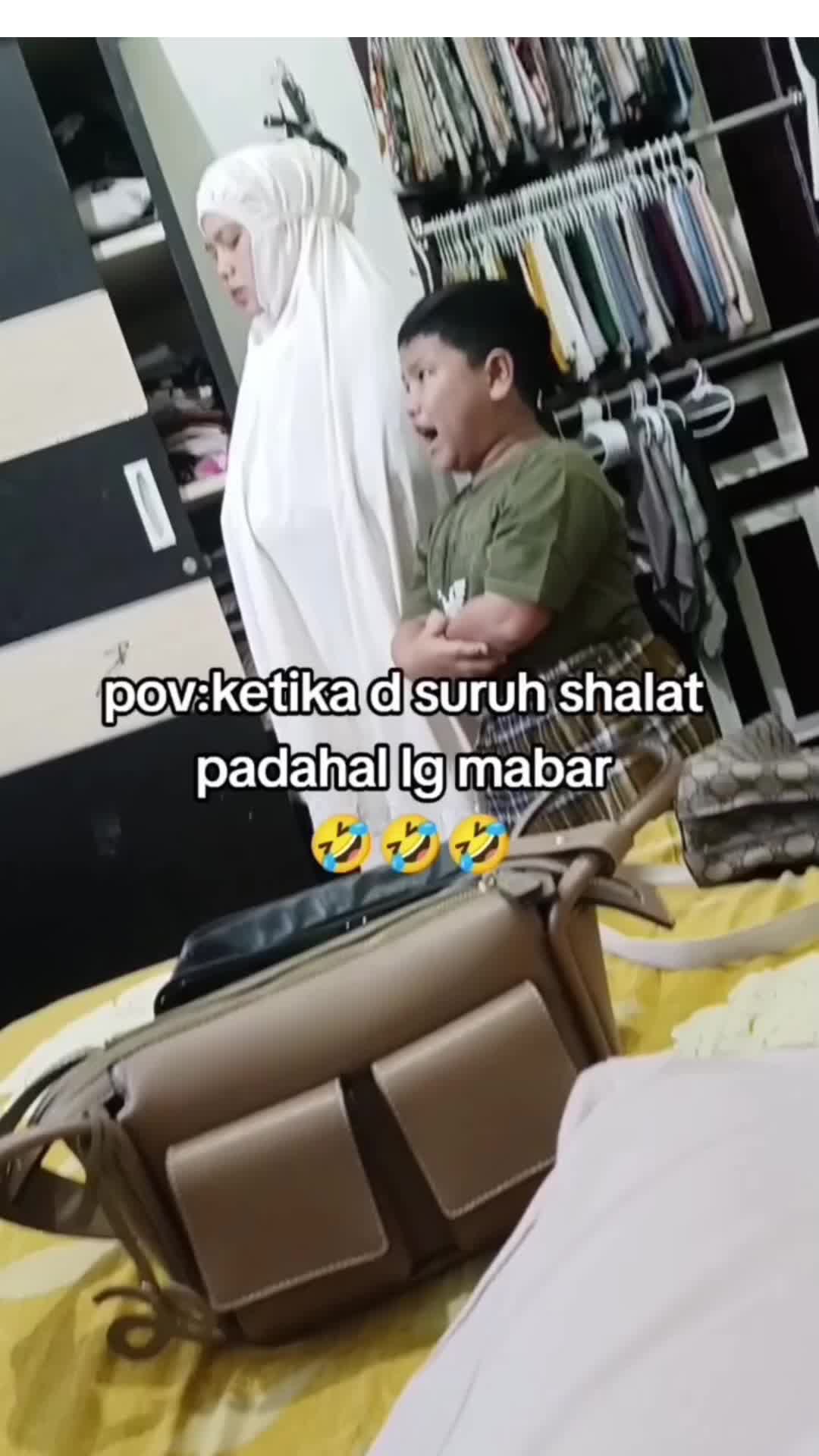 Ketika keimanan ibu di uji, pecah juga🤣