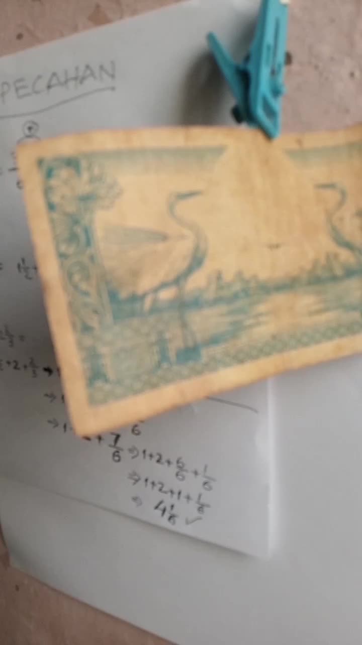 1959 Oldest Money, Uang Kuno Rp.25 Kertas Uang Kemerdekaan