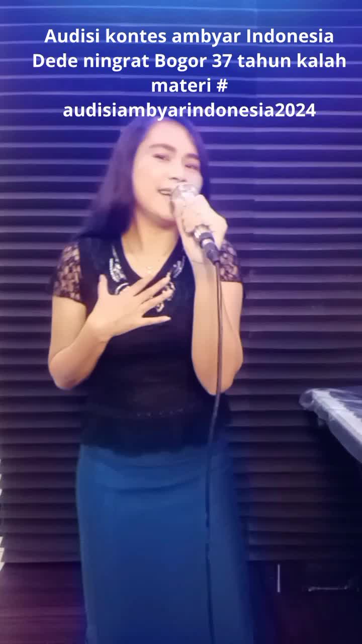 kontes ambyar Indonesia Dede ningrat Bogor 37 tahun kalaha materi #kontesambyarindonesia2024