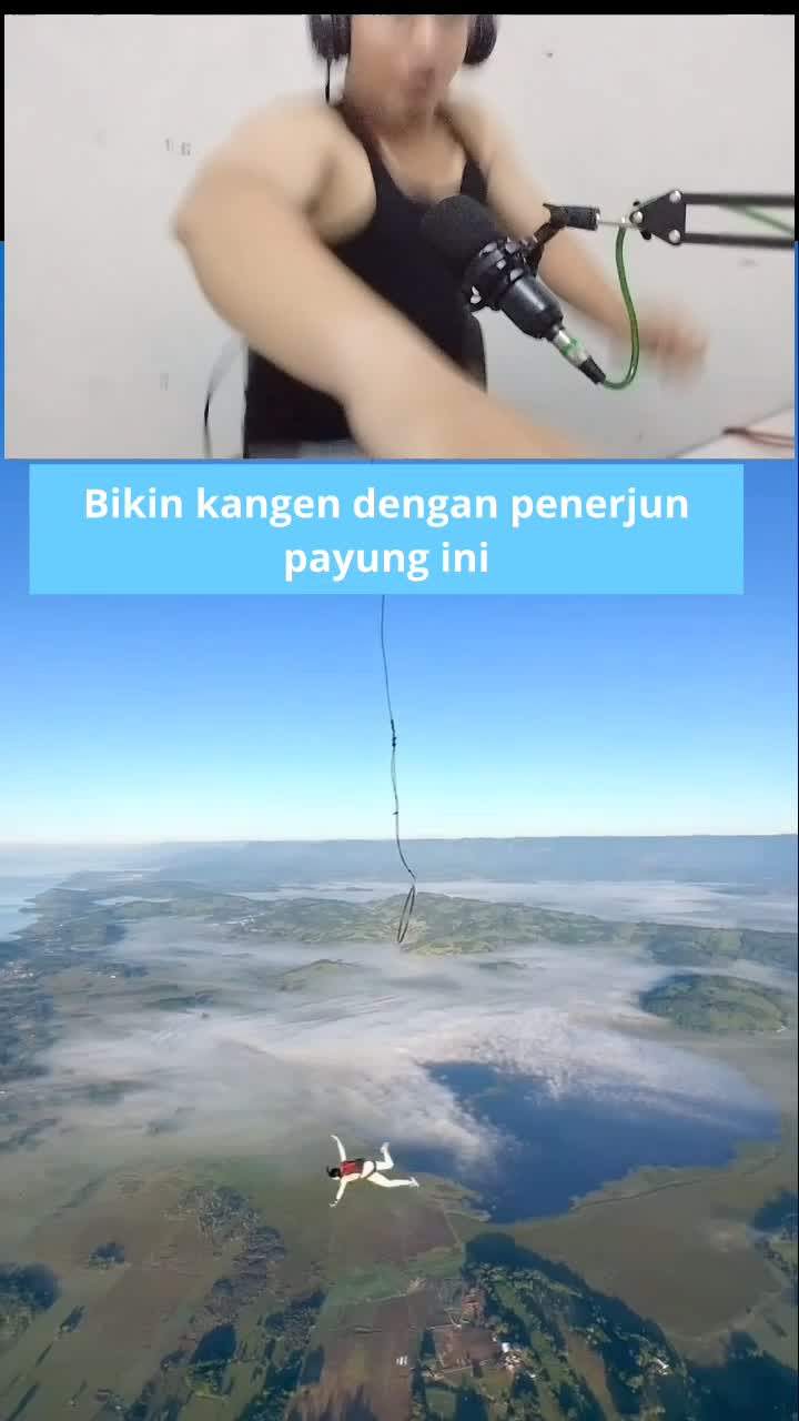 bikin kaget dengan penerjun payung ini 😱
 #jangkauanluas  #fypシ゚viral  #kontenvideoviral  #Algoritma 