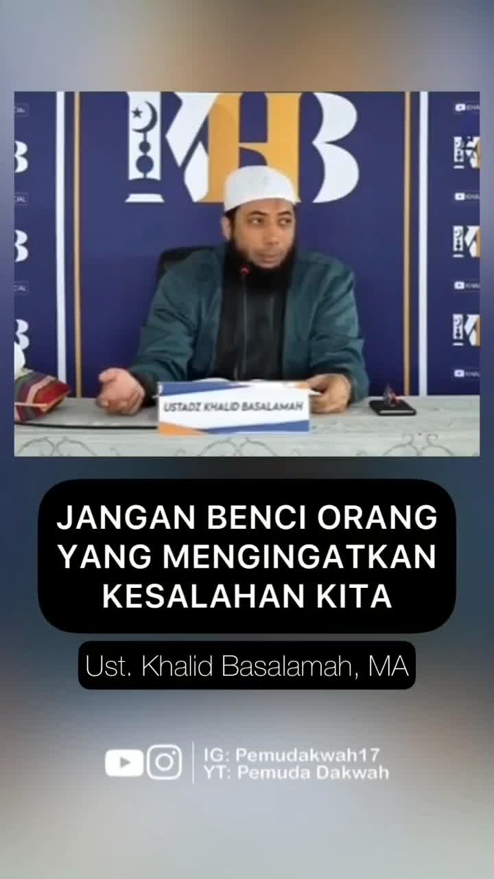 jgn benci orang yang menegur kesalahan kita
#nasihat #peringatan #tersinggung #dakwah