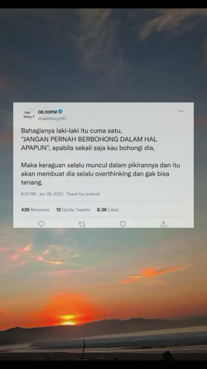 Siapapun Tidak Akan Suka Dengan Kebohongan😊
