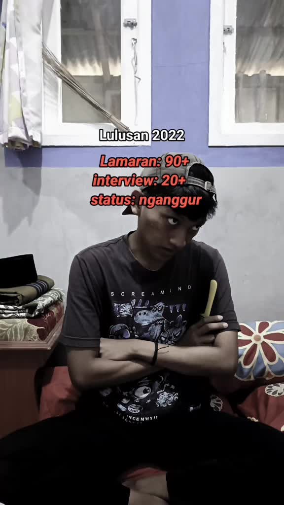 siapa yang menganggur angkat tangannn wkwkw