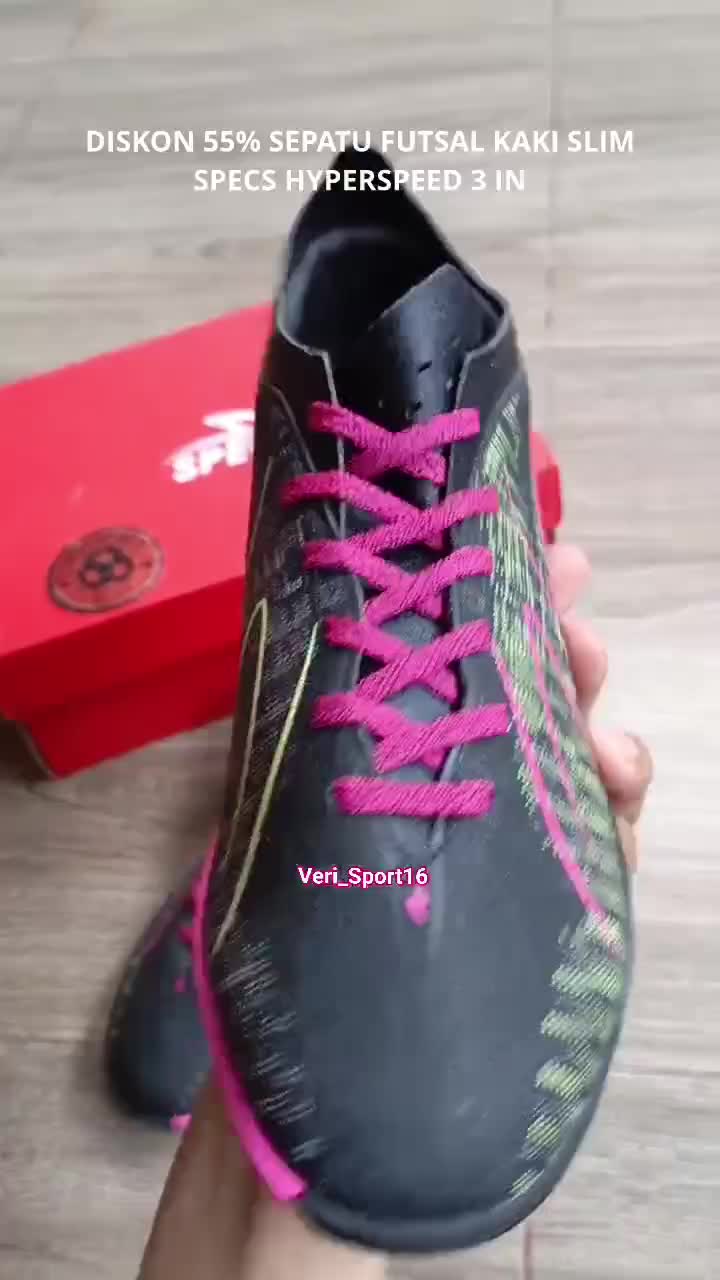 DISKON 50% LEBIH SEPATU FUTSAL.
SPECS HYPERSPEED 3 IN.
Rp.549.800 DISKON JADI Rp.275.000.
 
VERI SPORT ORIGINAL GAK HARUS MAHAL!! 
#specslig