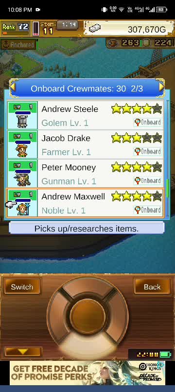 Farming dan Grinding setiap hari adalah kunci level up dan menjadi kuat.