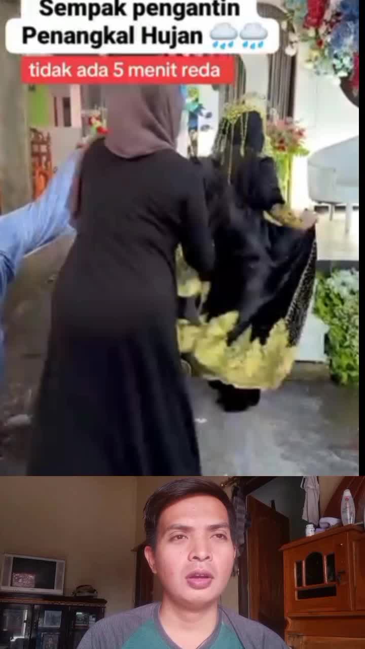 s3mp4k pengantin penangkal hujan  #fypシ゚viral  #viralvideo  #pengantin