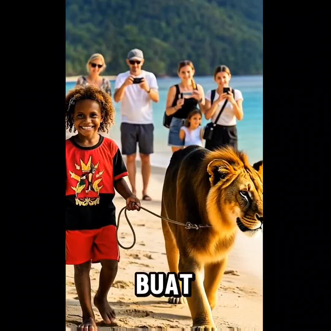 di pantai pasirido Manokwari 