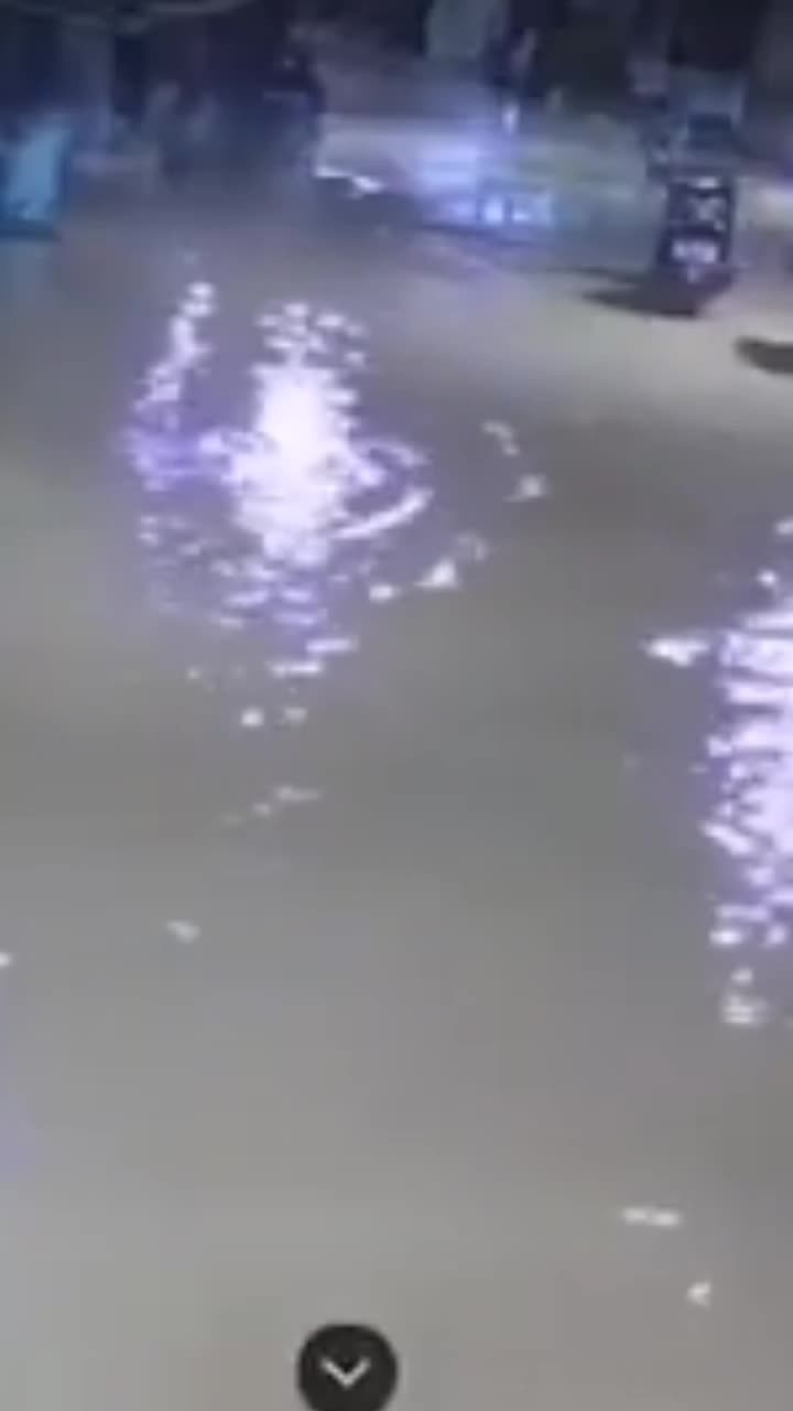 NGERI! CCTV Buaya Besar Berkeliaran Mencari Makan di Permukian Terendam Banjir