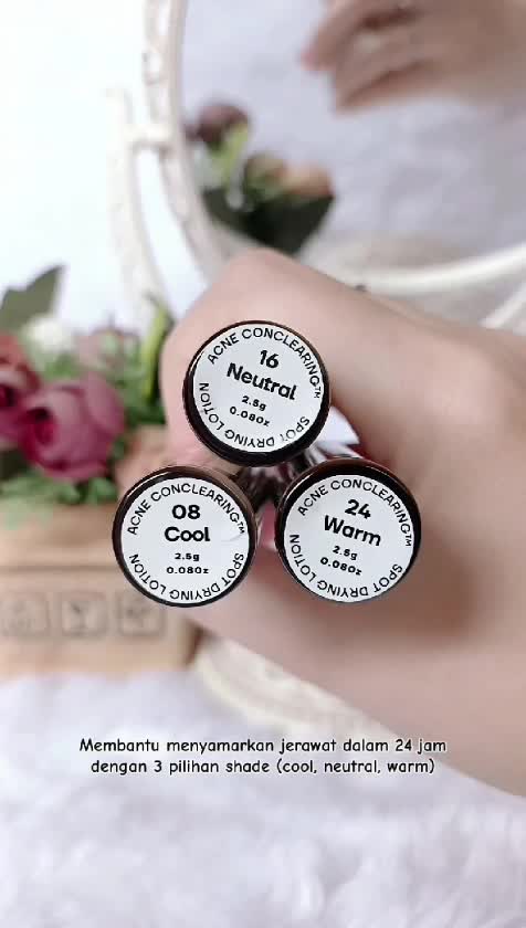 Bingung gimana cara menutupi jerawat, untung @nurilab.id hadir dengan Acne Conclearing Spot Drying Lotion #ConclearBeautifully #dermscometru