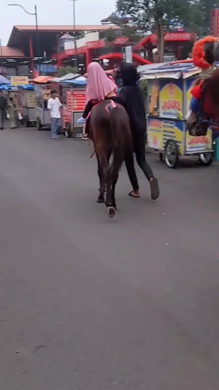 bocil naik kuda