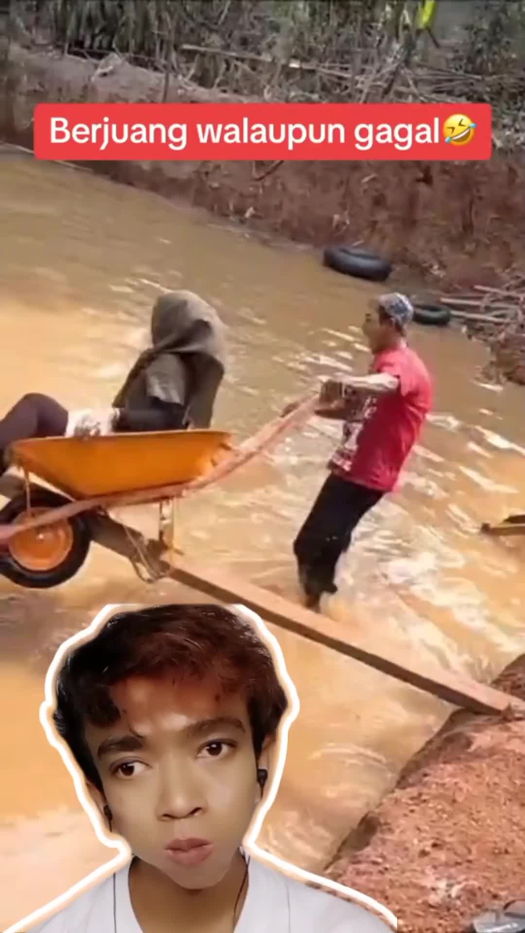 berjuang dulu walaupun Gaga 🤣🤣🤣🤣🤣 #reactiont #duett #funny #videolucu #kocak 