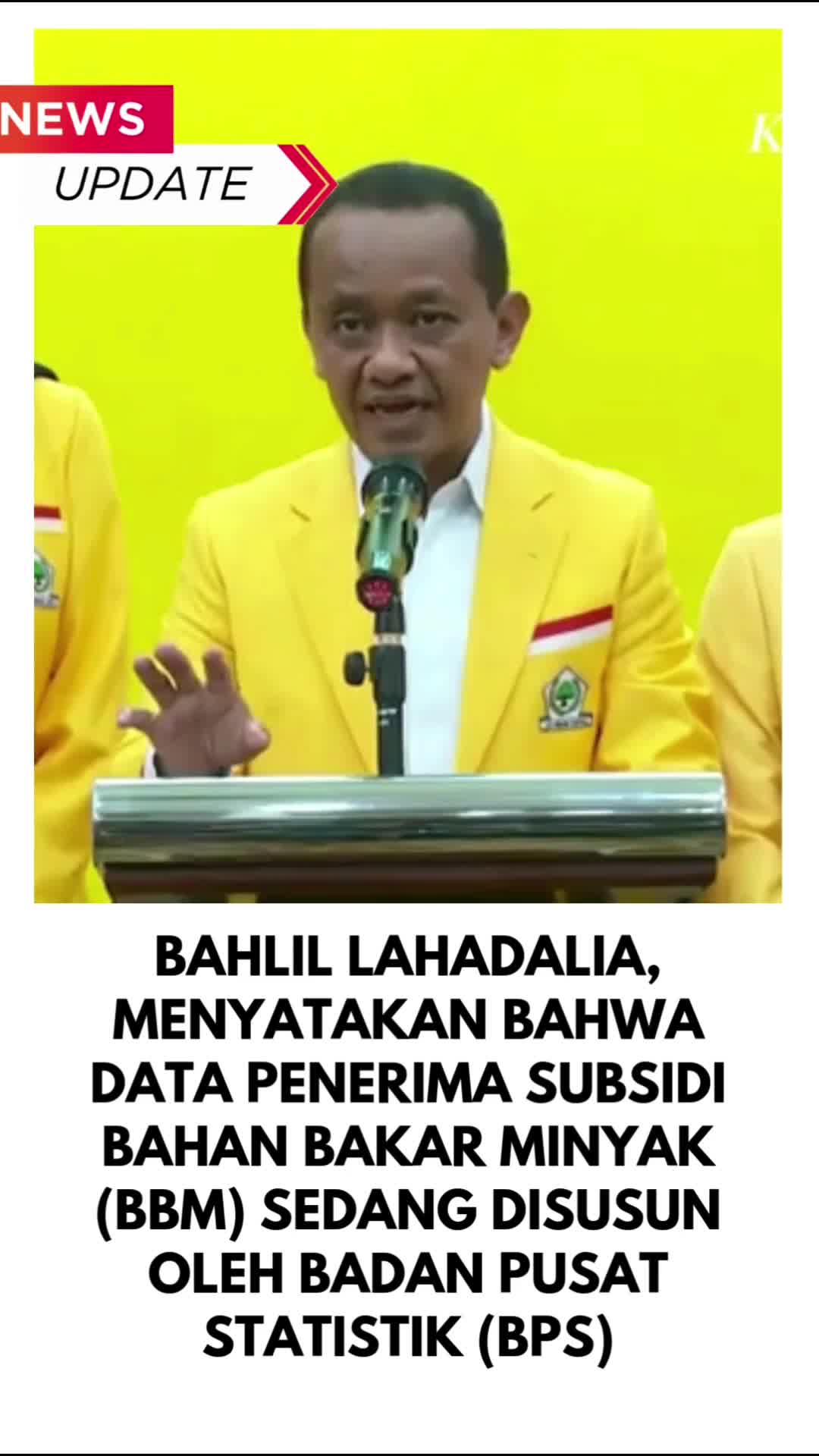 Bahlil Lahadalia, baru-baru ini menyatakan bahwa data penerima subsidi bahan bakar minyak (BBM) sedang disusun oleh Badan Pusat Statistik (B