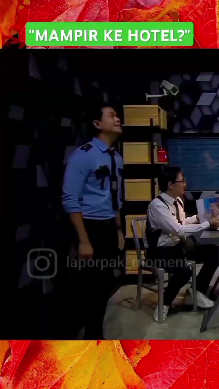 MAMPIR KE HOTEL🤣
 #laporpak #comedy 