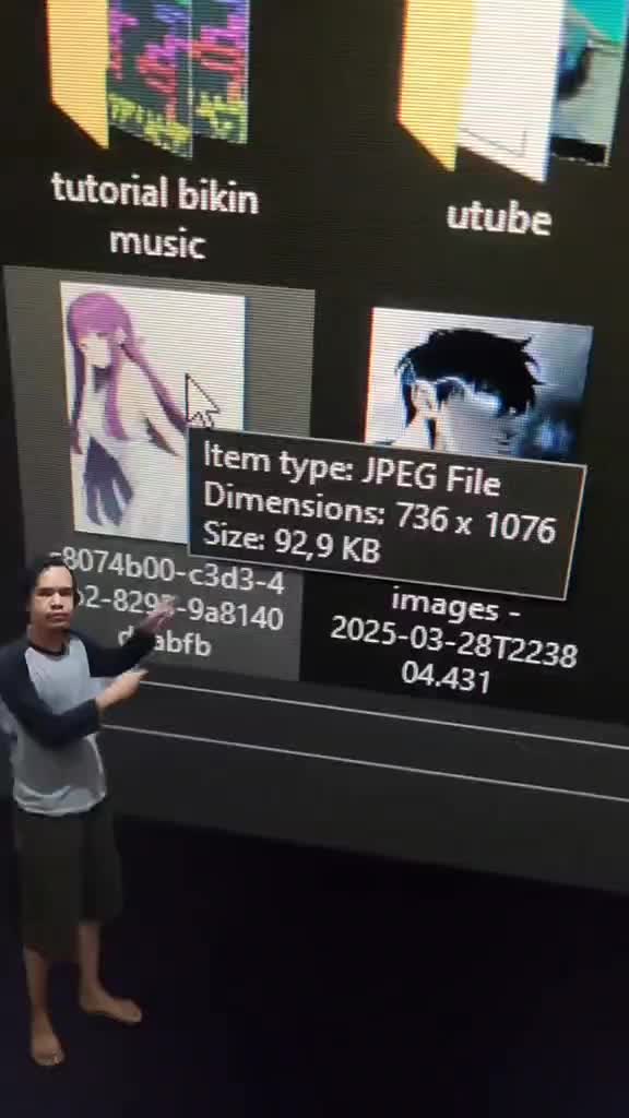 cara menghitamkan waifu secara mudah #waifu #ai #magiri #tutorial 