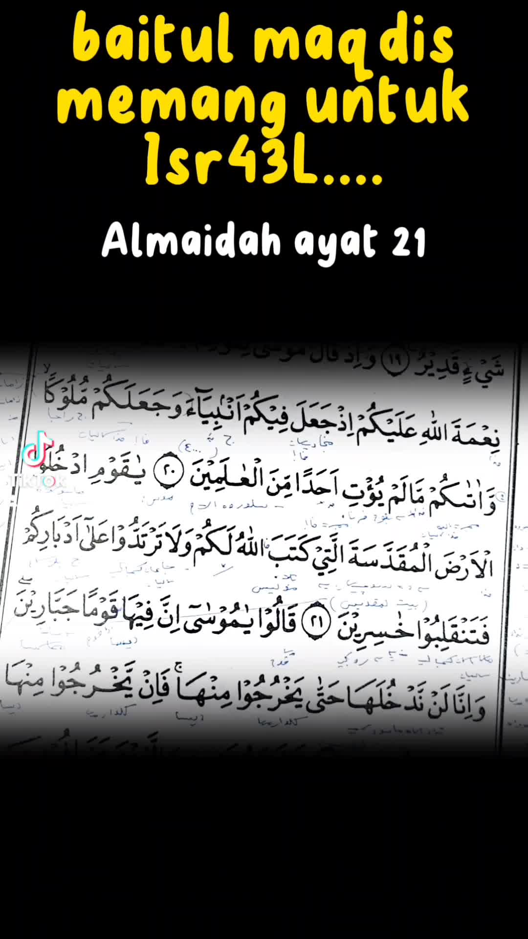 baitul maqdis memang untuk y4hud1, tapi