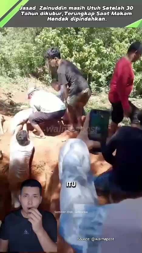 Heboh, Jasad  Zainuddin masih Utuh Setelah 30 Tahun dikubur. #videoviral  #faktaunik  #faktaviral 