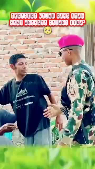 Ekspresi ayah ketika anaknya pulang secara diam diam