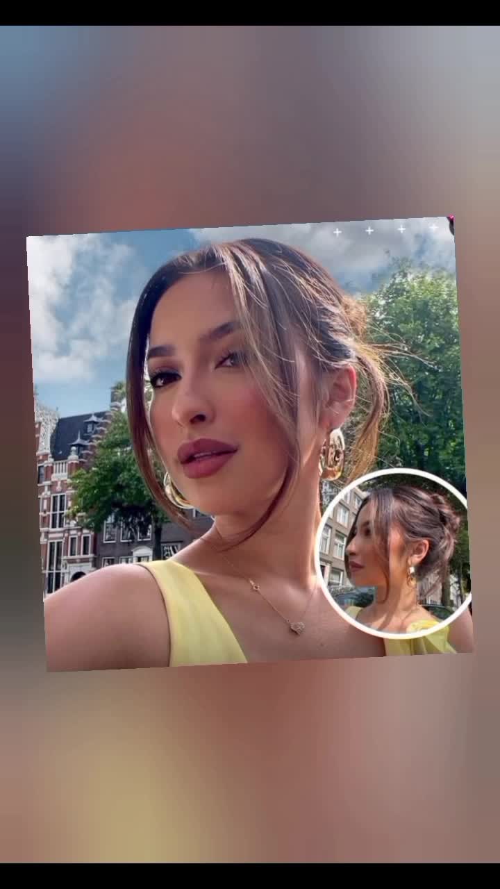 Jennifer Coppen cantik dengan gaun warna kuning  #beritaartis  #jennifercoppen  #mamari  #kamari 