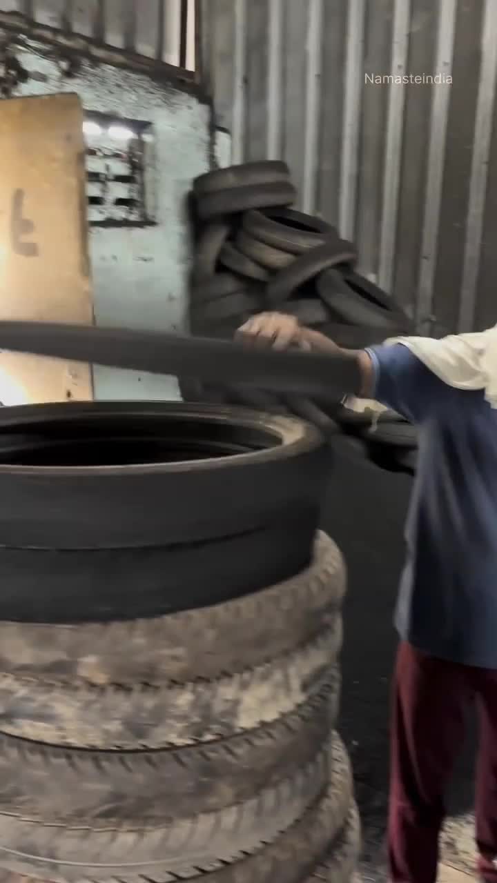 Ban Motor Tipis Disulap Jadi Tebal Lagi!   #shorts #shortplus 