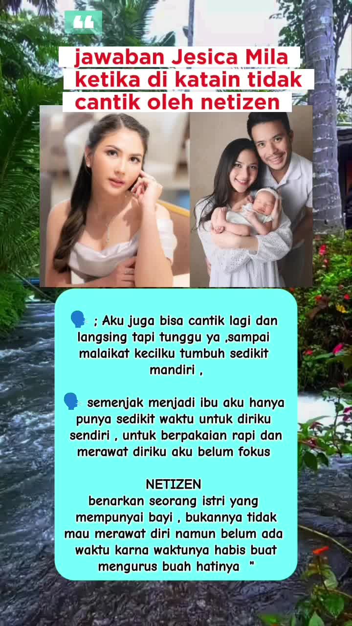 Jawaban Jesica Mila kepada netizen usil 


 
 #reels #fyp #motivasi #quotes #shortstory  #shortplus 