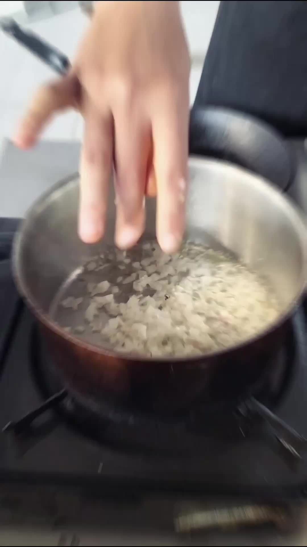 pepes potatoes risotto with pan seared smoked tenggiri and pico de gallo.  