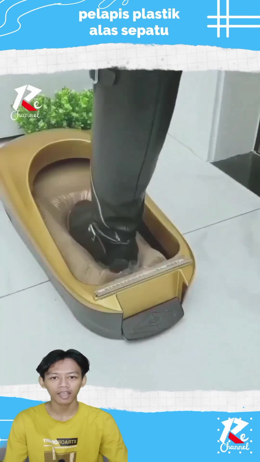Alat untuk melapisi alas sepatu dengan plastik
#shorts 
#RCTIPlus 
#RCTIoke 
#HOTrctiplus 
#fypシ゚viral 
#1TRENDING
#shortplus 
#short 
#fakt
