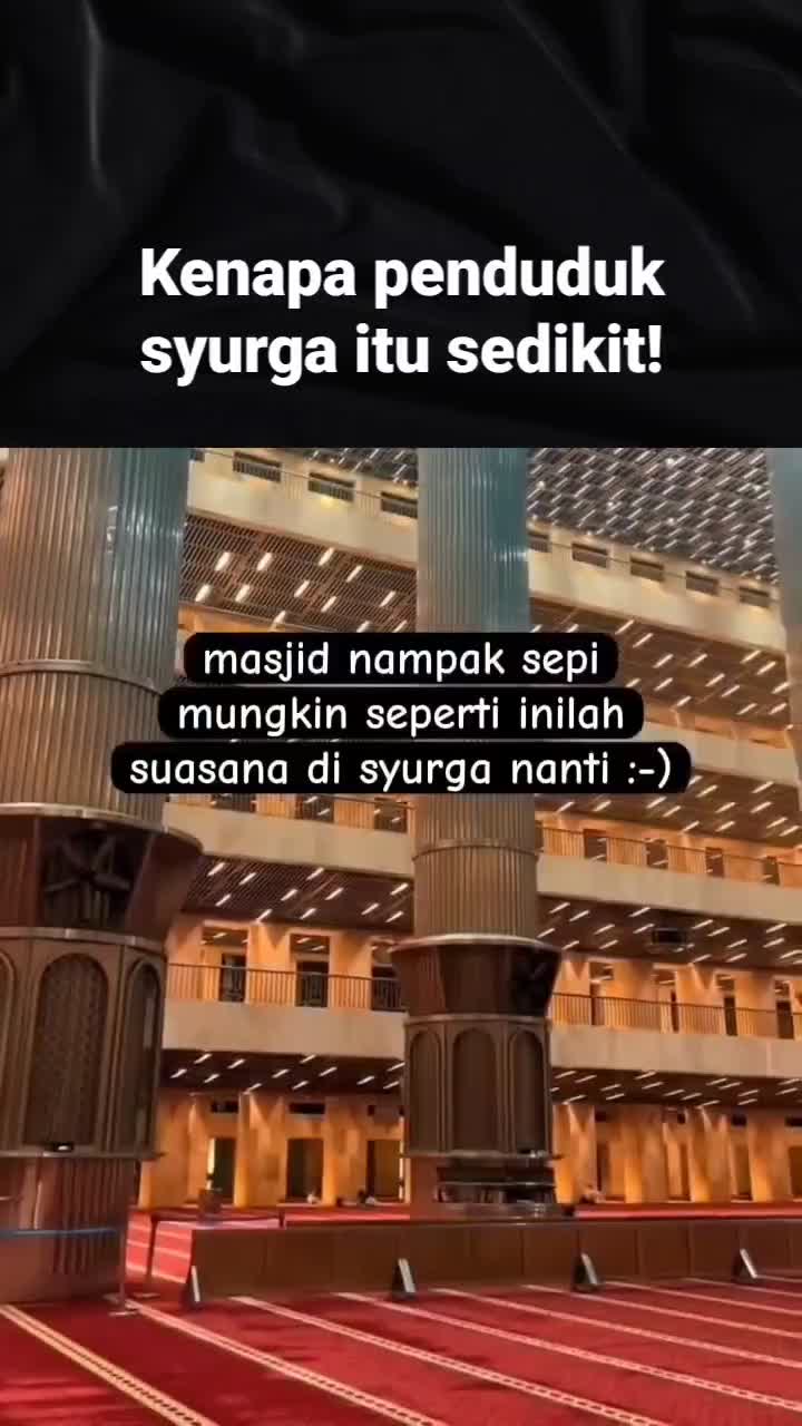 kesenangan sesaat itu banyak peminatnya

#islam #tauhid #sunnah #kajian #dunia #surga 