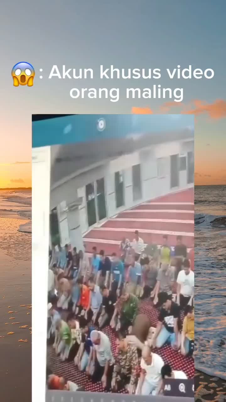 Maling pas lagi sholat