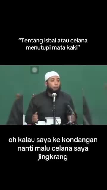 iqbal diatas mata kaki 
#sunnah #rasullullah #hadits #isbal