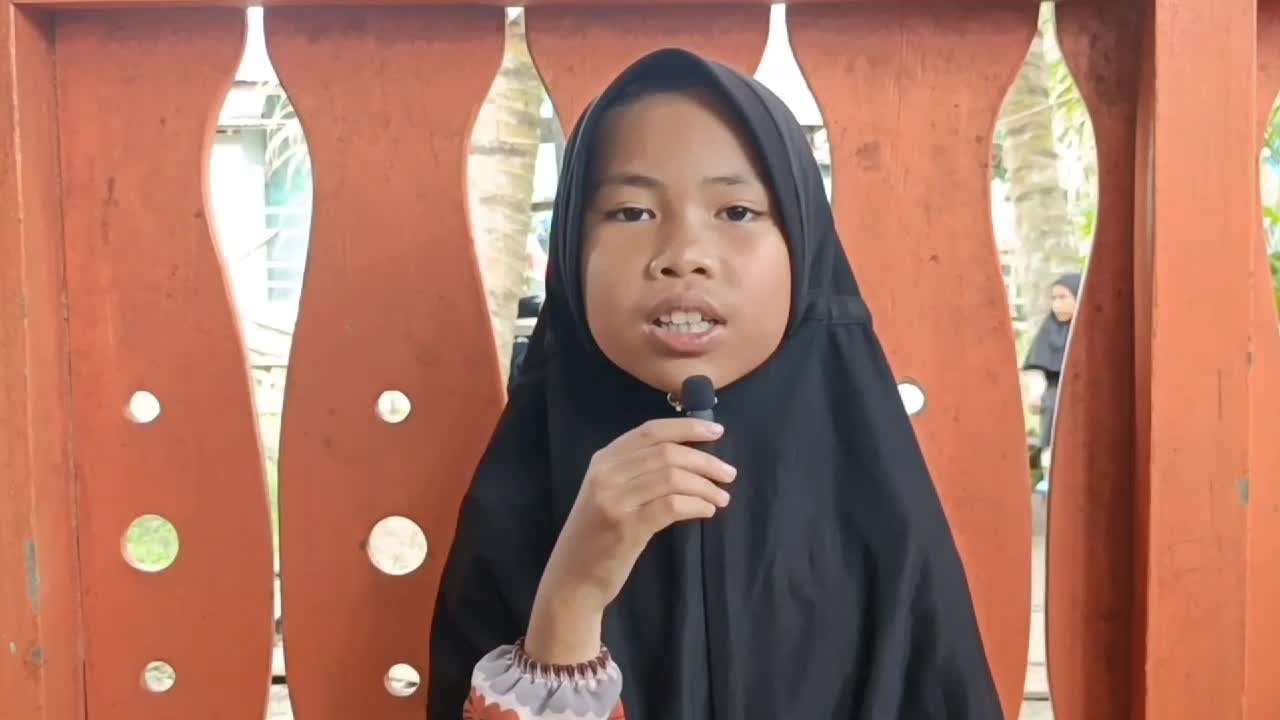 Safiya Azzahra, Kabupaten Kepulauan Meranti, Riau, Membaca Surah  As-syams