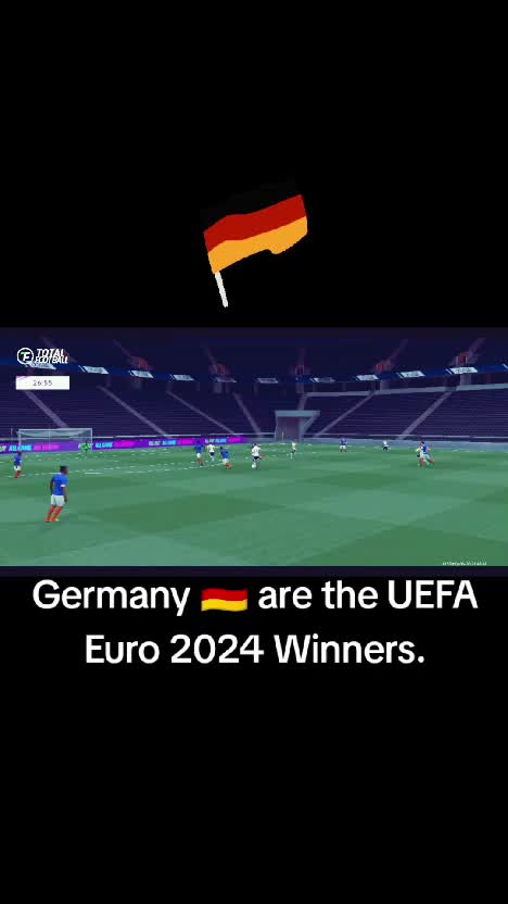 Germany 🇩🇪 are the UEFA Euro 2024 Winners.