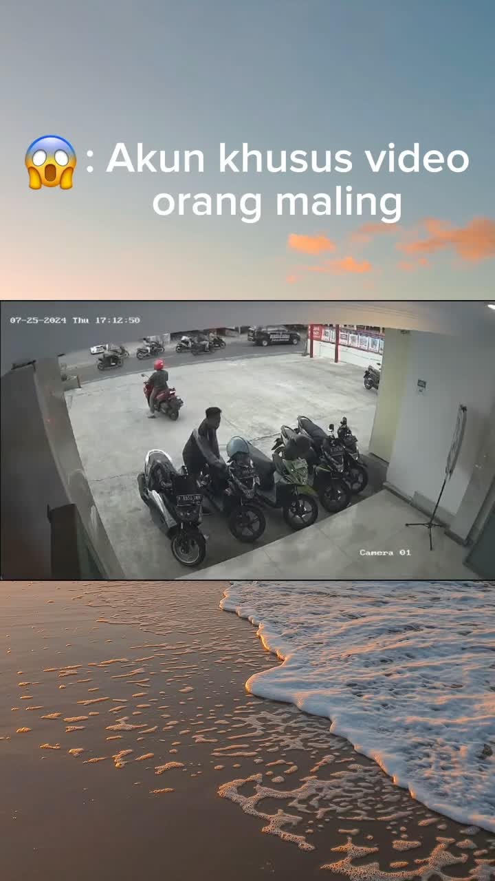 Curi motor di minimarket