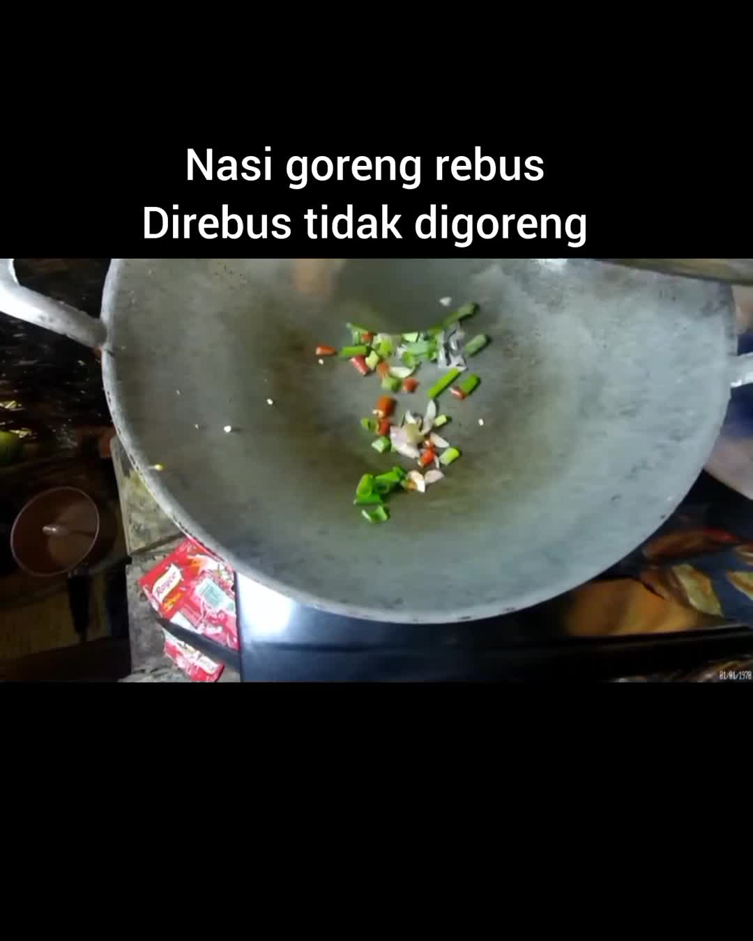 nasi goreng rebus tidak digoreng tapi direbus