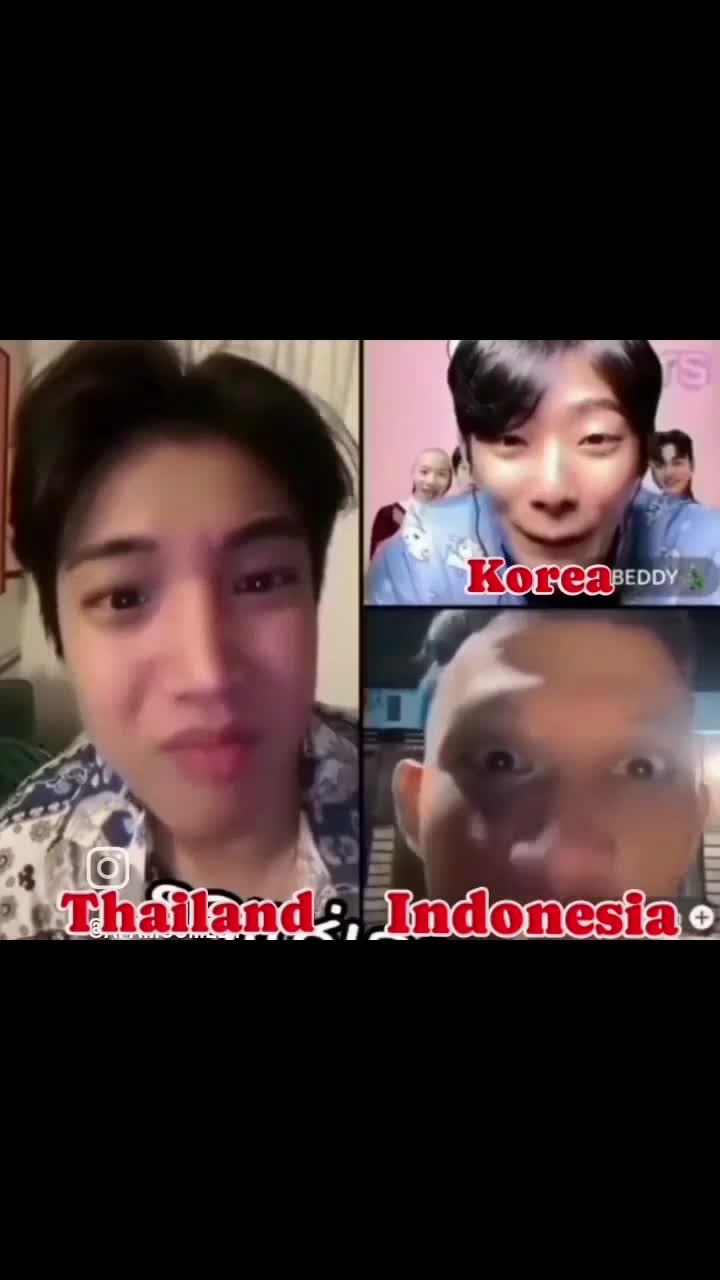 the real Indonesia vs Thailand. Korea sampe ngakak dibuatnya 😁 #sobatambyarindonesia #fyp 