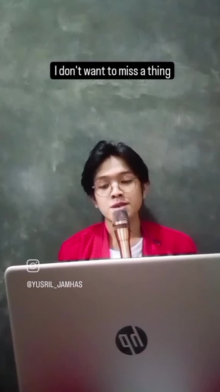 IDOL_XIII YUSRIL 21TAHUN JAKARTA I DON'T WANT TO MISS A THING