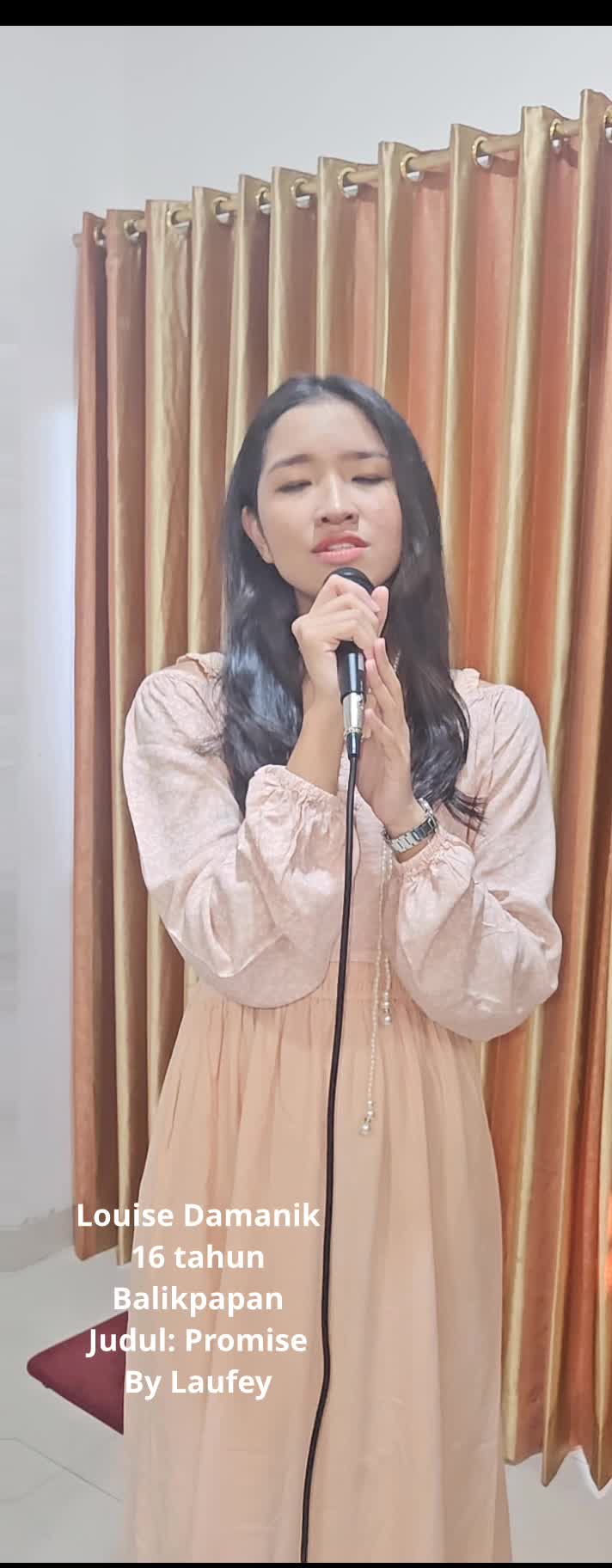 IDOL_XIII LOUISE DAMANIK 16 TAHUN BALIKPAPAN PROMISE