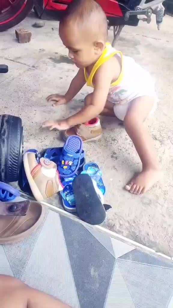 nungguin bocil  #playground  #babylucu  #cutebaby 