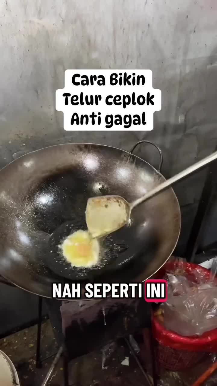 cara bikin telur ceplok anti gagal